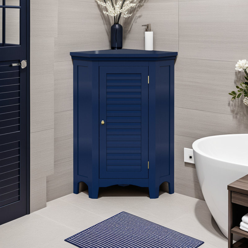 Armoire de rangement autoportante Zal, Marine