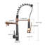 Belfry Kitchen Electra Pull Out Kitchen Faucet with Soap Dispenser