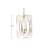 Art Deco Swirled Wire Ceiling Light