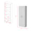 Garde-manger Clinton, blanc-661608614