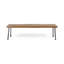 BANC INDUSTRIEL EN BOIS ET MÉTAL RECTANGULAIRE