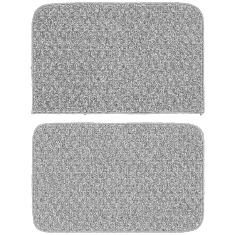 Ensemble de tapis de cuisine Lomax, Argent