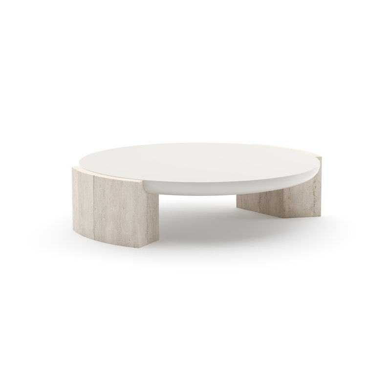 Caracole Stone Cocktail Table
