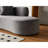90.2'' Wide half moon design sofa-1896684648