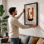 Modernist Geometry Geometric - Framed Print-1394192804-1394192805