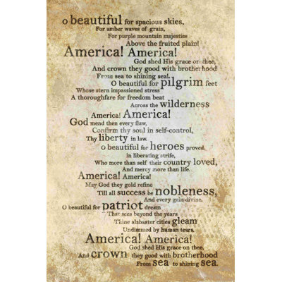 " America The Beautiful Beige "