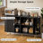  55" Wood Buffet Sideboard Cabinet with Storage, Mid-Century Modern Coffee Bar Cabinet with Sliding Doors & Shelves, Accent Credenza Console Table for Kitchen, Dining Room, Entryway-1095744392