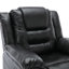 Fauteuil inclinable manuel et pivotant à 360 ° avec accoudoirs larges pour le salon, la chambre à coucher-1799389604