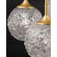 3 - Light Brushed Gold Cluster Pendant