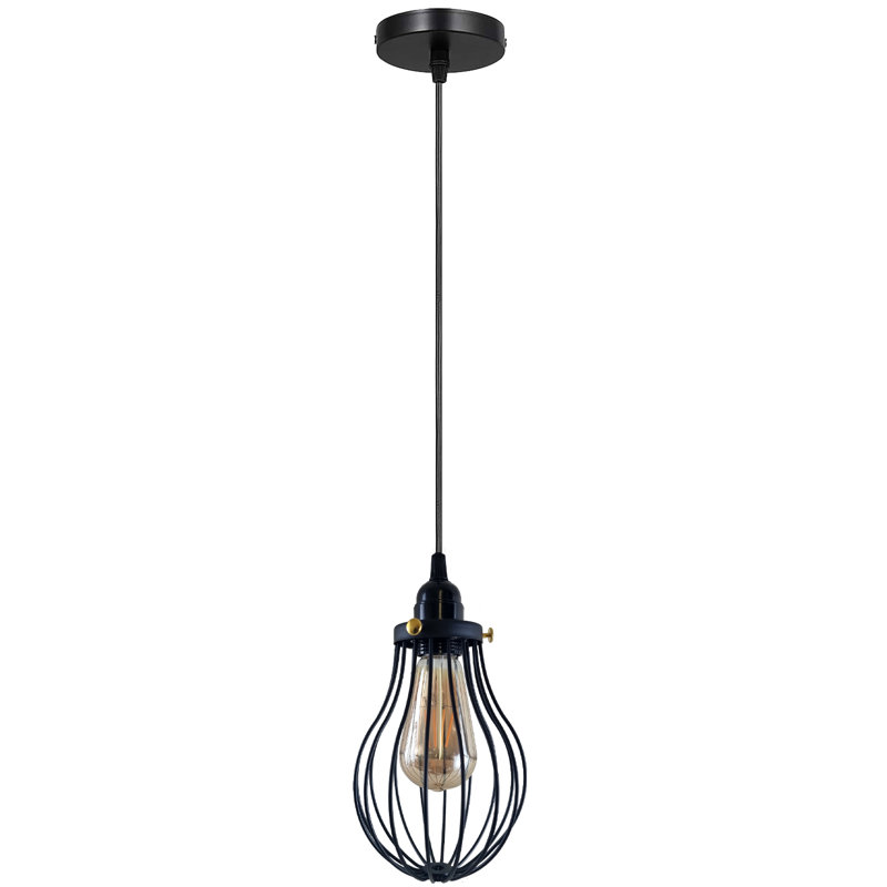 Manzer 1 - Light Black Geometric Pendant