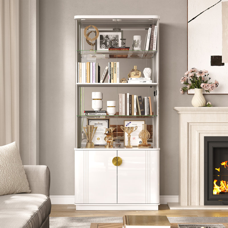 Display Cabinet, White