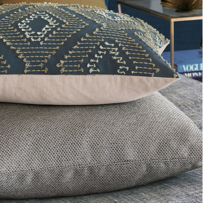 Trillium Polyester Sham, Standard, Slate/Tan