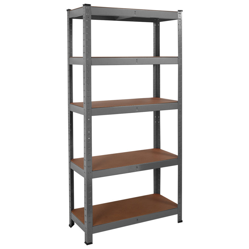 70 cm W Adjustable Height Shelving Unit, Grey