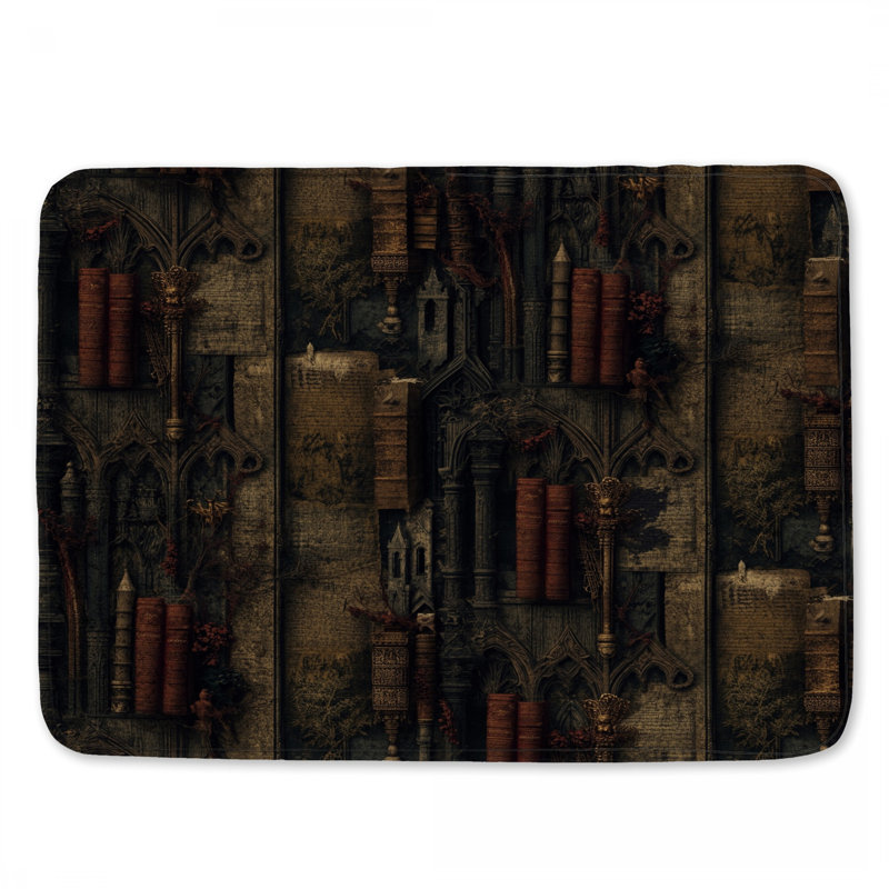 Tapis de bain Gothic Architecture, L 24 po x L 17 po