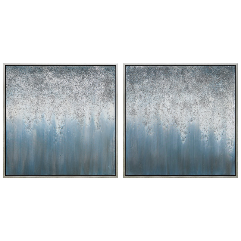 «Sand Path» par Martin Edwards - Ensemble de 2 reproductions d'art encadrées
