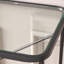 Butoves 120cm Glass Top Console Table