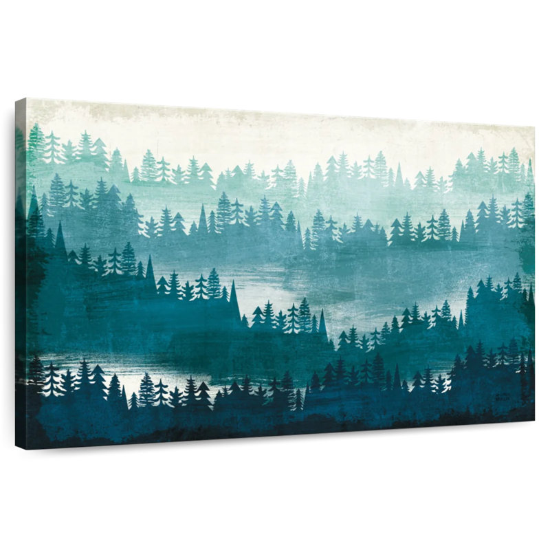 Alvord, paysage de montagne abstrait, H 34 po x l 51 po