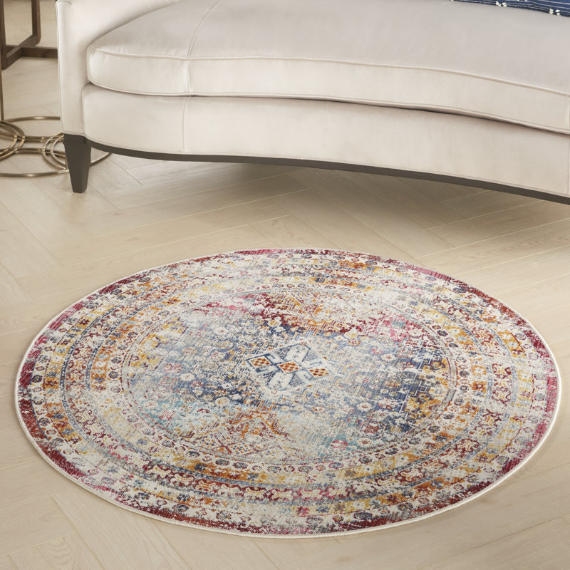 Persian Area Rug, Round 1.15cm