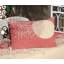 Drap-housse et coussin japonais Ambesonne, corail / prune jaune pâle-106793049
