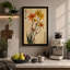 Golden Blossoms Botanical - Wrapped Canvas-1800049377-1800049379