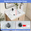 Plateau de meuble-lavabo simple 30 po avec lavabo - pour remplacement de meuble-lavabo, sans armoire