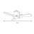 Karlena 48'' 3 - Blade Flush Mount Dimmable Ceiling Fan With Led Lights and Remote Control-424608612