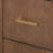 36 Inch Left Offset Single Oval Sink Bathroom Vanity with Carrara White Quartz Countertop 1.5 Inch in Brown Oak-1271895593-1271895573