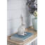Charmante statue décorative de lapin en ciment pour un décor de style maison de campagne