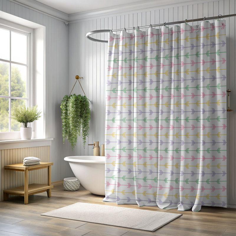 Rideau de douche Spring, H 74 po x l 35 po