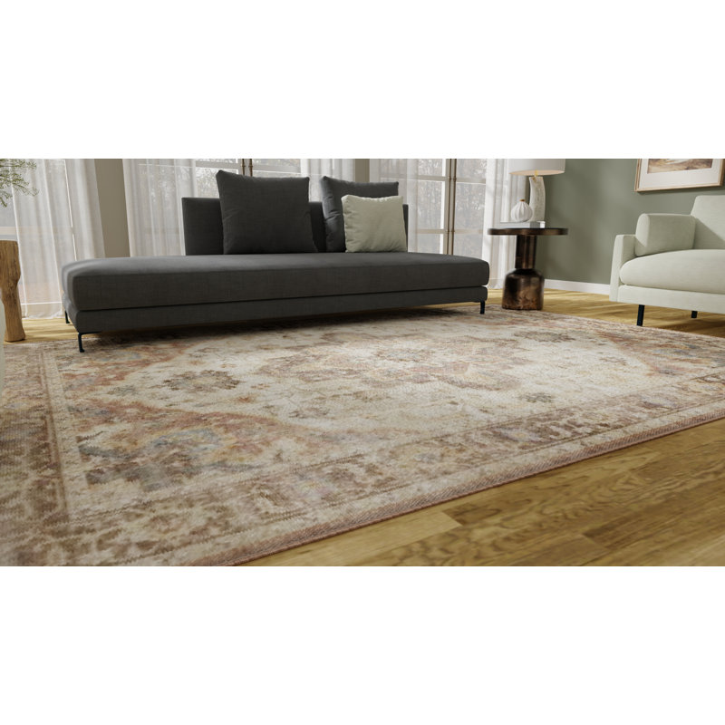 Tapis doux lavable à la machine Whitley, Rectangle 5 pi x 7 pi