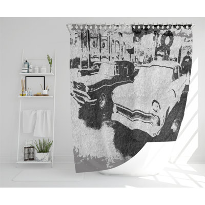Dimonte Polyester Shower Curtain Set