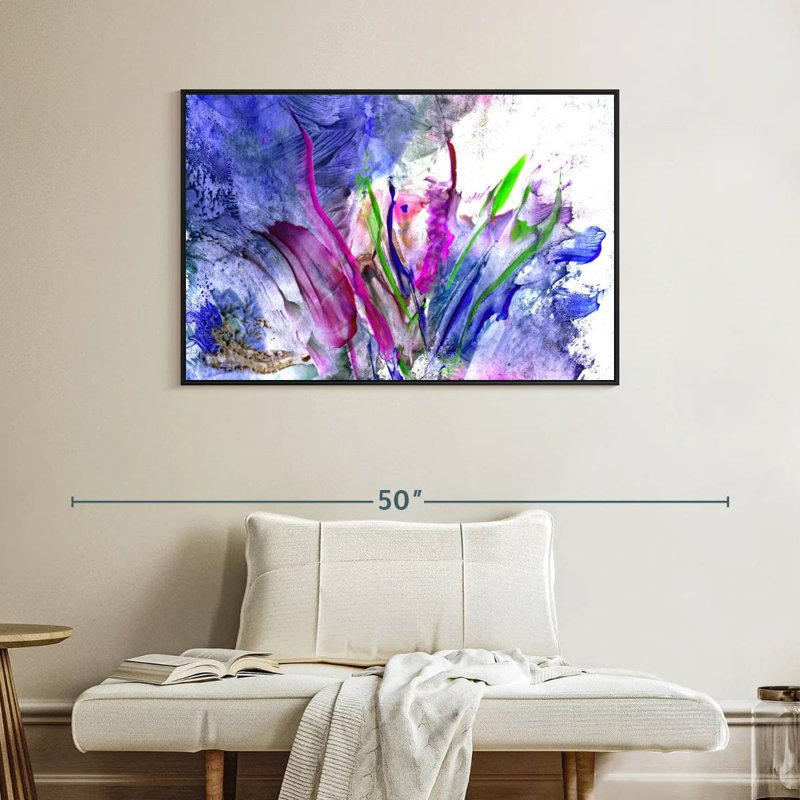 Avery Abstract Flower, 27" H x 40" W