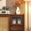 Small Unit Rattan Accent Cabinet-512245339