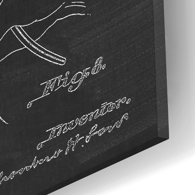 «Bottle Opener Blueprint Vernis», impression sans cadre, H 16 po x l 12 po x P 0,13 po