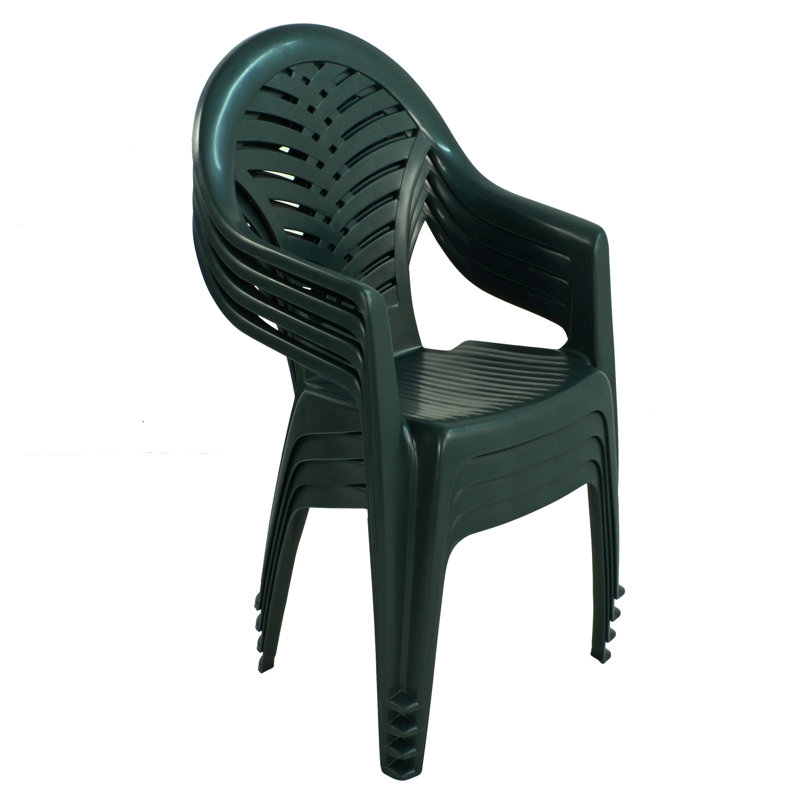 Pineto Stack Garden Chair, Green