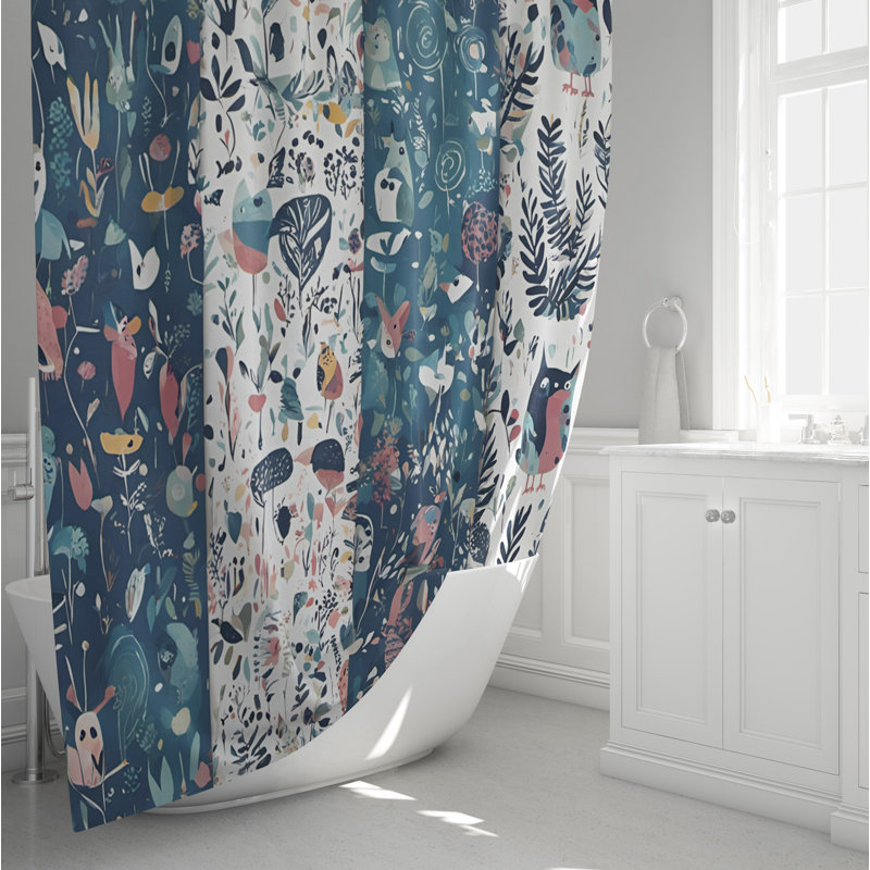 Rideau de douche, H 72 po x l 70 po