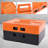 2-Layer Lockable Tool Box Plastic Portable Storage Folding Toolbox Layered Tool Organizers-1987590228