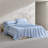 Calvin Klein Washed Cotton Percale Sheet Set-110327681-110327684