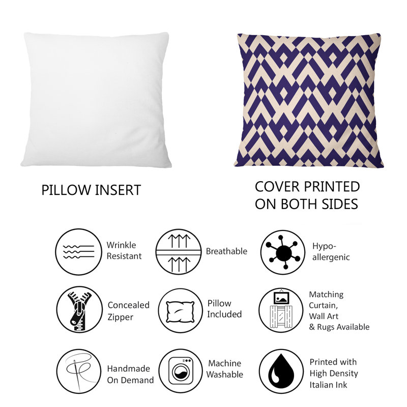 Geometric Throw Pillow