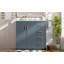 Meuble-lavabo avec lavabo, 3 tiroirs, 2 portes et poignées en métal-1963678470