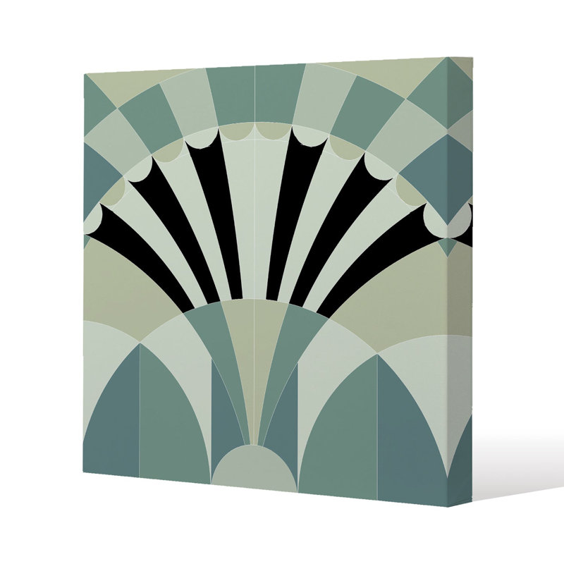Geo Arches Slim Style Canvas Print, 30 cm H x 30 cm W