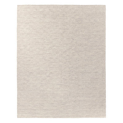 Fifer Wool Geometric Area Rug in Ivory