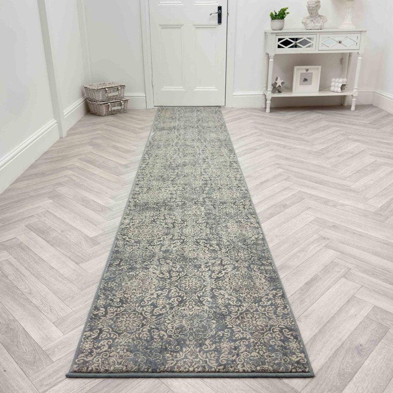 Runner Floral Area Rug, Runner 66 x 300 cm