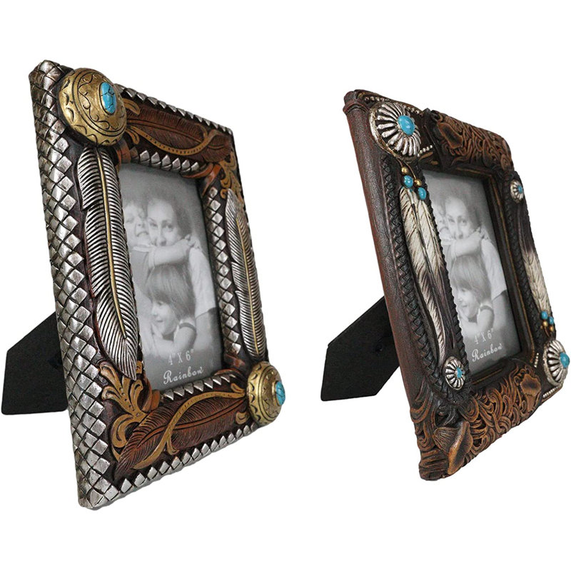Feune Brown Matte Picture Frame - Set of 2