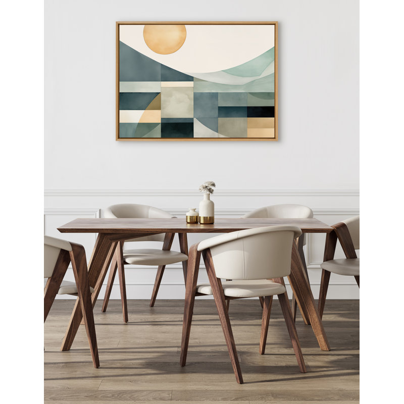 Art abstrait sur toile, paysage abstrait