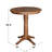 Palladino 3 - Piece Counter Height Solid Wood Dining Set-924101907