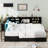 Corner Bed Frame with Storage Bookcase, Twin Daybed with Storage Drawers Underneath, Bed Unit with Charging Station and LED Light-1466864021-1466864023