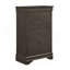 Meuble de chambre à coucher classique classique de style Louis Philippe avec 5 tiroirs colorés-398352823