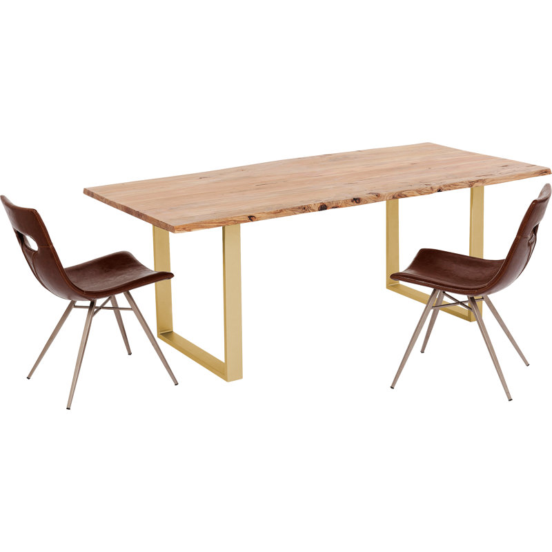 Table Harmony, 76cm H x 200cm L x 100cm W, Brass