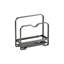 Rack en acier inoxydable avec couvercle pour casseroles et comptoir-1945114159